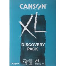 Canson XL  Discovery Pack A4  - 3 druhy papírů