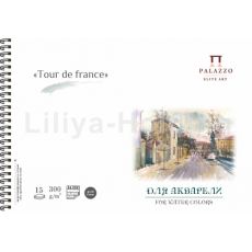 Skicák Palazzo Elite Art "Tour de France" 300 g/m2, 15 listů