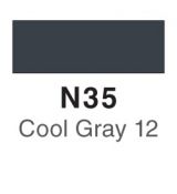 Umělecký a grafický fix Tombow ABT Dual Brush Pen - kusovky N35 Cool Gray 12