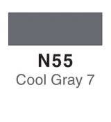Umělecký a grafický fix Tombow ABT Dual Brush Pen - kusovky N55 Cool Gray 7