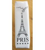 Pouzdro Eiffel Tower 20x6x4 cm Bílé s razítkem