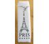 Pouzdro Eiffel Tower 20x6x4 cm Bílé s razítkem
